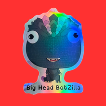 Load image into Gallery viewer, Big Head Bob Holographic Stickers