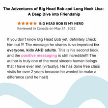 Load image into Gallery viewer, Book 2 Package - Signed Copy of Big Head Bob & Long Neck Lisa - A deep dive into friendship