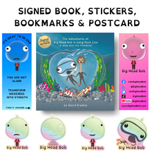 Load image into Gallery viewer, Book 2 Package - Signed Copy of Big Head Bob & Long Neck Lisa - A deep dive into friendship