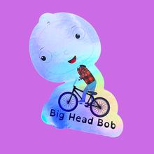 Load image into Gallery viewer, Big Head Bob Holographic Stickers