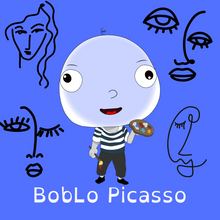 Load image into Gallery viewer, Mystery Square Bob Sticker Pack - 12 Stickers 1 Price