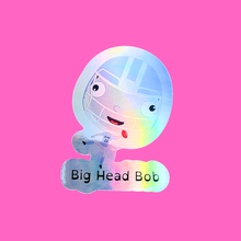 Load image into Gallery viewer, Big Head Bob Holographic Stickers