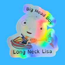 Load image into Gallery viewer, Big Head Bob Holographic Stickers