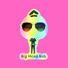 Load image into Gallery viewer, Big Head Bob Holographic Stickers