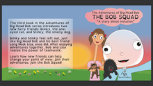 Load image into Gallery viewer, The Bob Squad | Signed Book with FREE fun pack of colorful stickers, bookmarks, and postcard