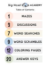 Load image into Gallery viewer, Mini K-5 Activity Book | Maze, Puzzles, Discussions, Coloring, Word Search SEL