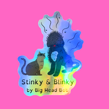 Load image into Gallery viewer, Big Head Bob Holographic Stickers