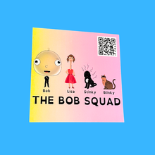 Load image into Gallery viewer, Big Head Bob 3x3 Stickers