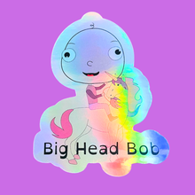 Load image into Gallery viewer, Big Head Bob Holographic Stickers