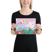 Load image into Gallery viewer, Goby Fish and The Candy Cane Shrimp Big Head Bob Poster