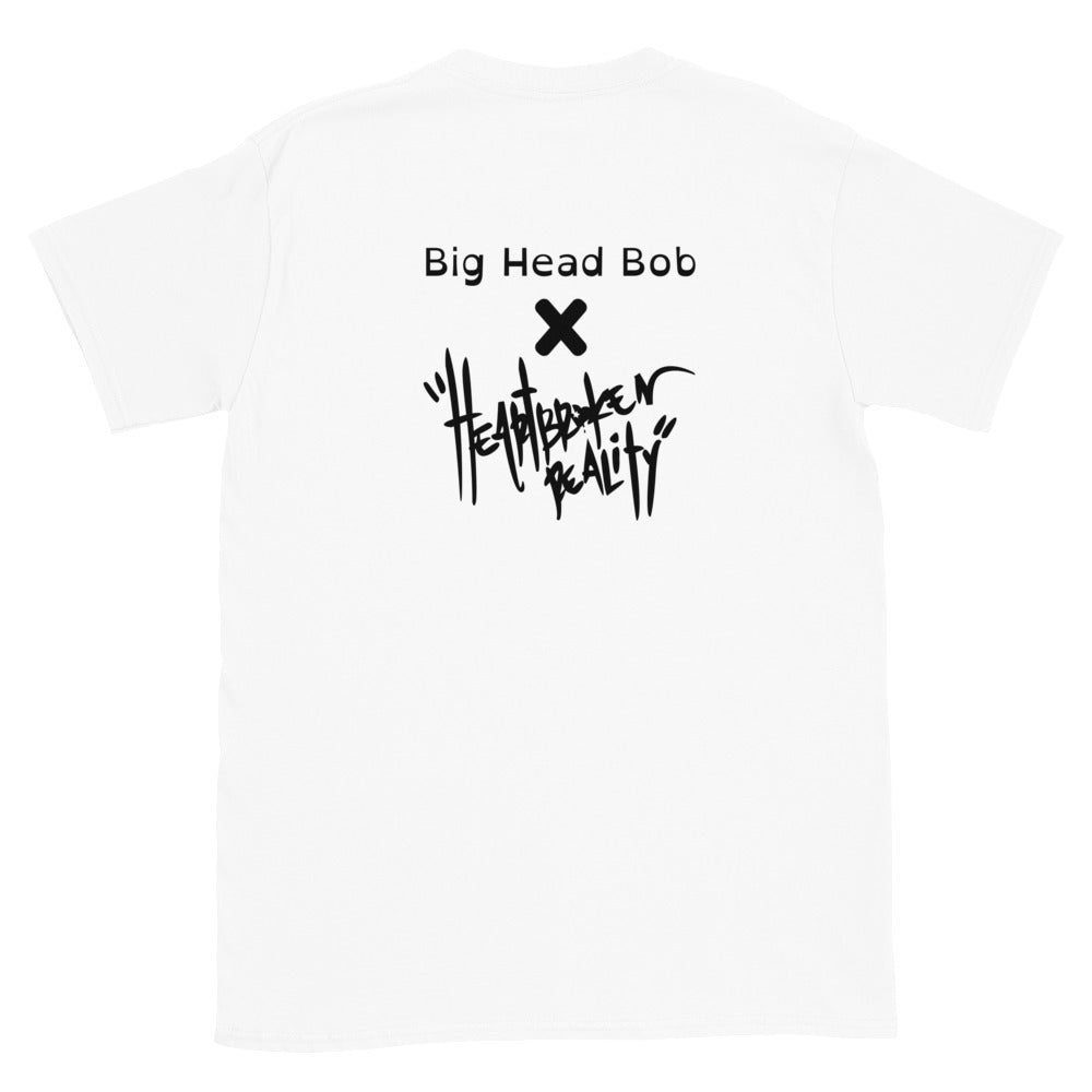 Heartbroken Reality x Big Head Bob Collab Short-Sleeve Unisex T-Shirt