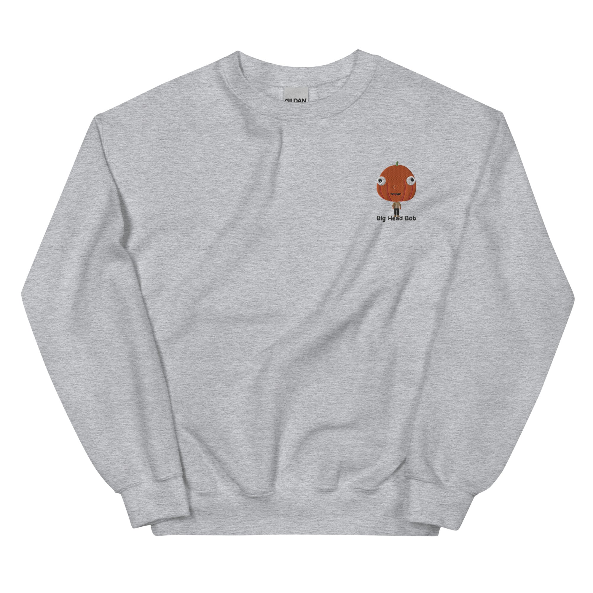 Pumpkin Bob Embroidered Unisex Sweatshirt