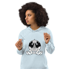 Load image into Gallery viewer, Heartbroken Reality x Big Head Bob Collab Women's eco fitted hoodie