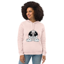 Load image into Gallery viewer, Heartbroken Reality x Big Head Bob Collab Women&#39;s eco fitted hoodie
