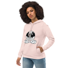 Load image into Gallery viewer, Heartbroken Reality x Big Head Bob Collab Women's eco fitted hoodie