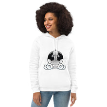 Load image into Gallery viewer, Heartbroken Reality x Big Head Bob Collab Women&#39;s eco fitted hoodie
