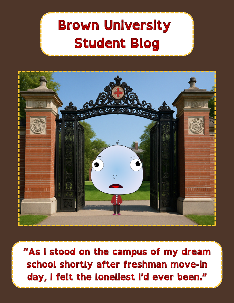 Student blog post about the gap between college expectations and the reality of campus life