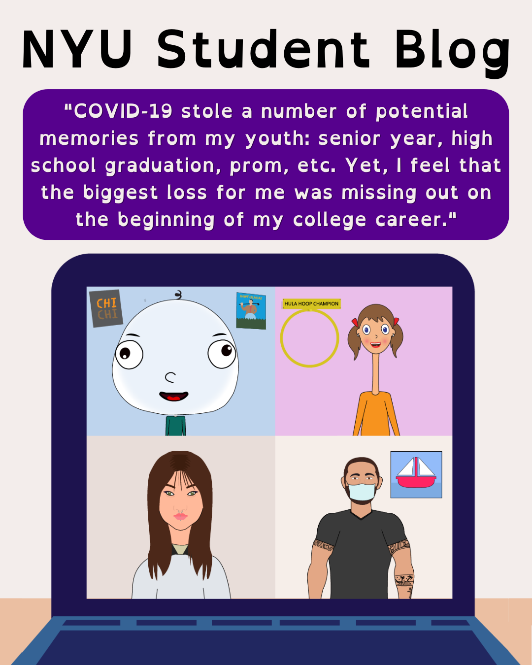 NYU Student Blog - Big Head Bob & Friends