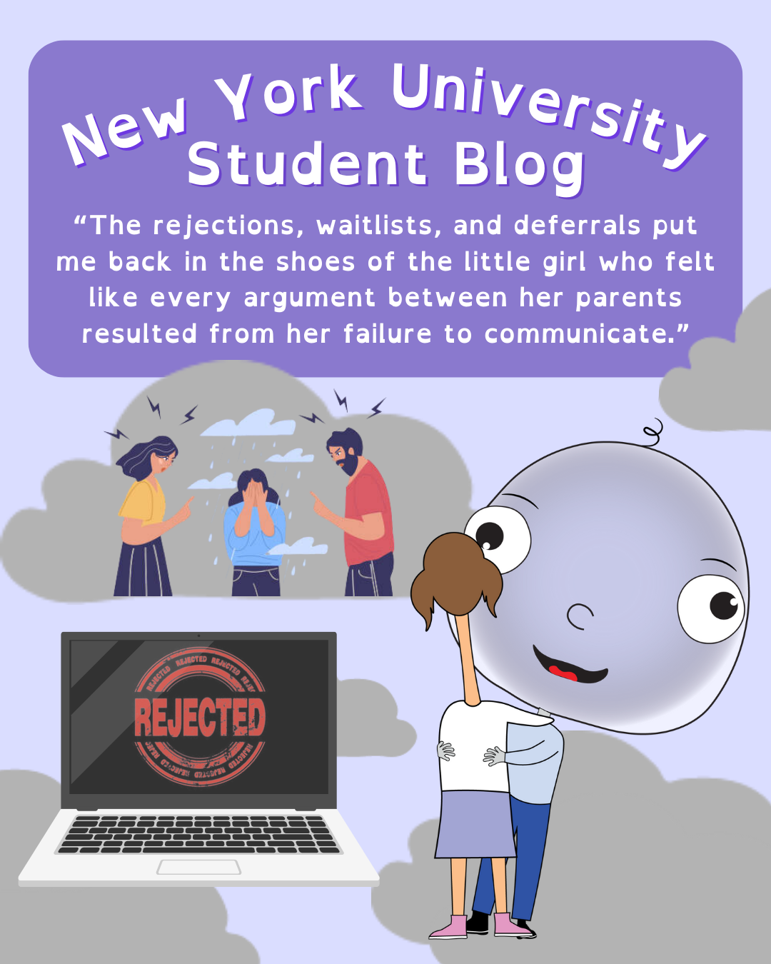 Student blog post about turning rejection into personal strength and resilience