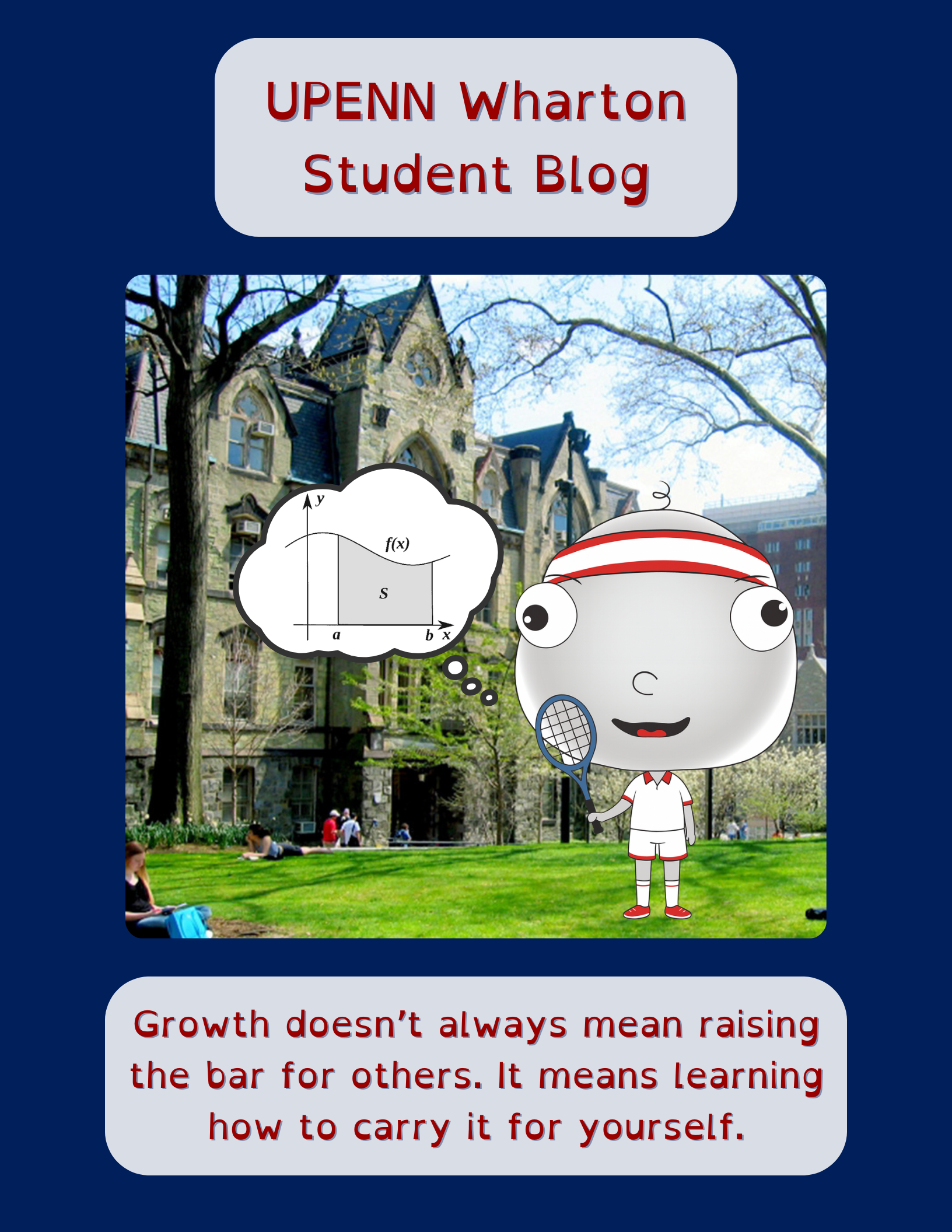 Student blog post about academic pressure, performance anxiety, and finding balance in college