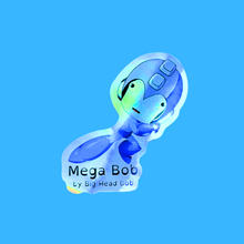 Load image into Gallery viewer, Big Head Bob Holographic Stickers
