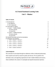 Load image into Gallery viewer, Big Head Bob Academy Course 3: Mindset Lesson Plan (K-3)
