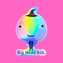 Load image into Gallery viewer, Big Head Bob Holographic Stickers
