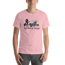 Load image into Gallery viewer, So Many Dogs Unisex band t-shirt
