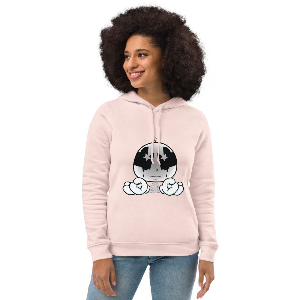 Heartbroken Reality x Big Head Bob Collab Women's eco fitted hoodie