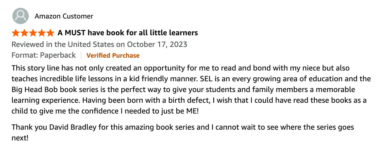 Five star Amazon review: A MUST have book for all little learners